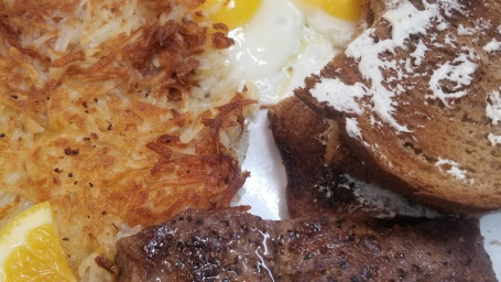 8 Oz Ny Steak And Eggs