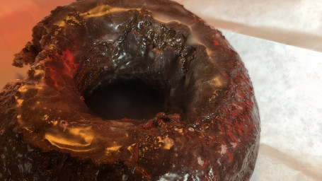 Chocolade Geglazuurde Cake Donut