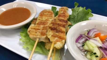 Chicken Skewers (Satay) (4 Pc)