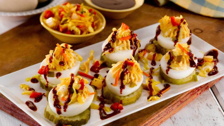 Nashville Hot Deviled Eggs