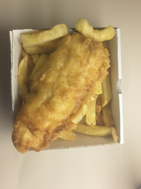 Small Haddock And Chips Box