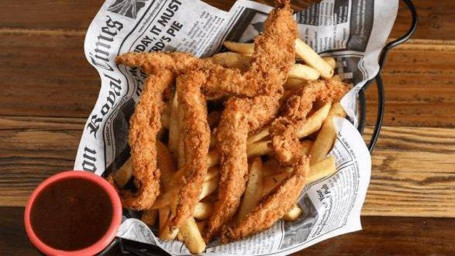 Crispy Chicken Strips And Chips