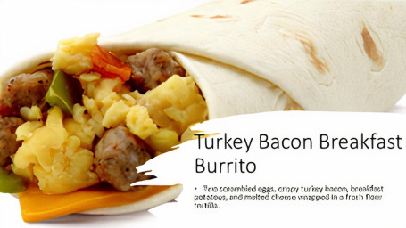 Turkije Bacon Ontbijtburrito