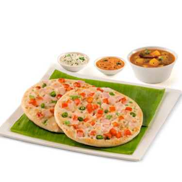 Vegetable Uttapam (2Pcs)