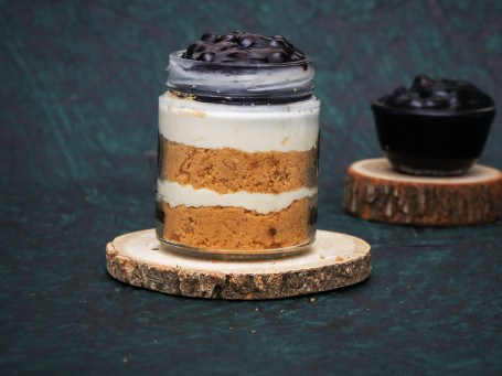 Bosbessen Cheesecake Pot