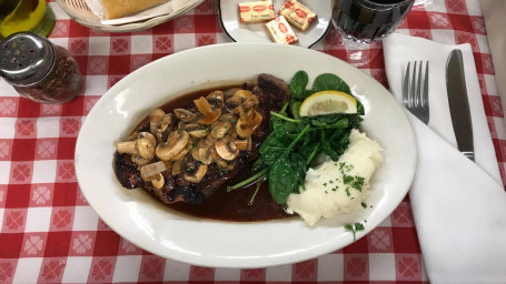 Charcoal-Grilled New York Steak