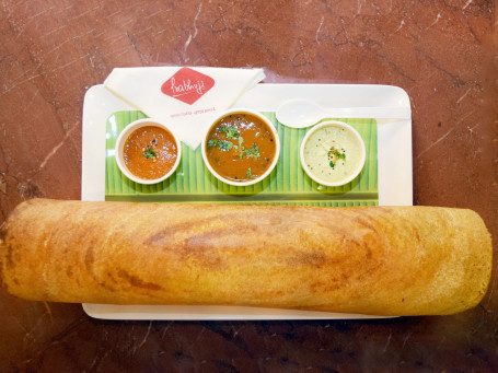 Butter Plain Dosa (Served With Sambar Chutney)