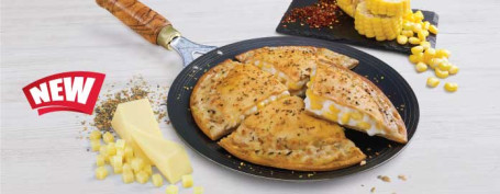 Maïs N Cheese Paratha Pizza