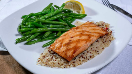 Geglazuurde Zalm Met Bruine Suiker