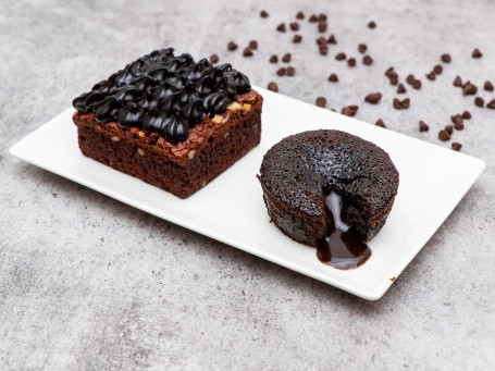 Choco Lava Choco Truffel Brownie