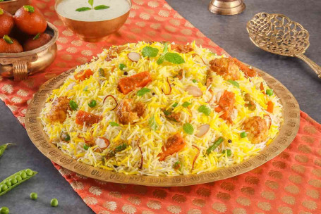 Subz-E-Biryani Veg Biryani Voor 4-5 Personen]