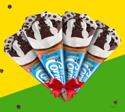 Cornetto Choco Vanille X 4