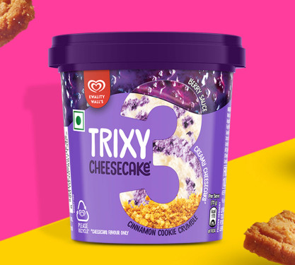 Trixy Bosbessen Cheesecake Ijscoupe