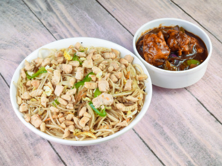 Chicken Noodles (3Pc) Chilli Chicken