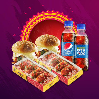 Chicken Darjeeling Pan Fried Momo 8 Stuks 2 Chicken Moburg 2 Refreshing Pepsi [250Ml Elk]