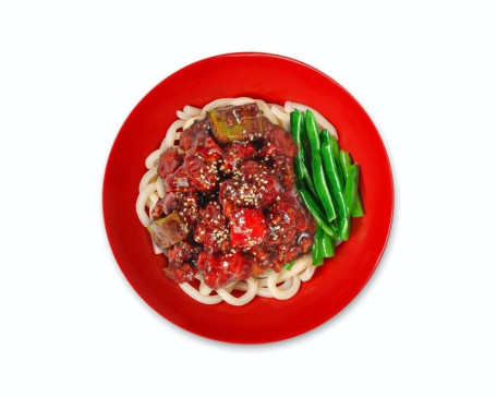 Gochujang Garlic Noodle Bowl