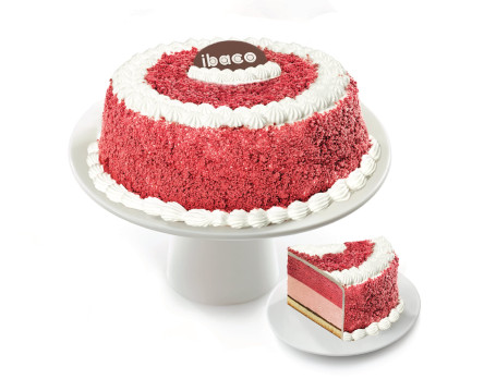 Aardbeien Red Velvet Grande-Ijstaart