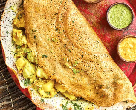 Ghee Masala Gebraden Dosa