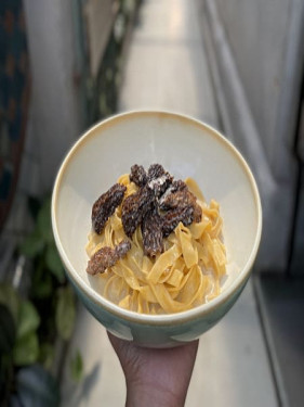 Shroomery Morels In Handmade Fettucine Parm