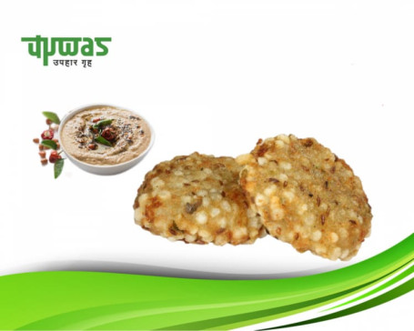 Sabudana Vada (2Pcs) With Chutney