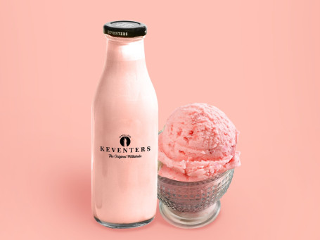 Aardbeien Blended Ice Cream Shake