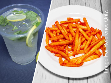 Peri Peri French Fries Virgin Mojito