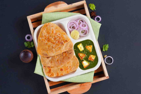 Palak Paneer Paratha Lunchbox (Schuldvrij)