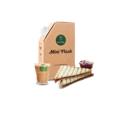 Mini Chai Fles Brood Boter Jam