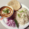 Chole Chawal-Combinatie