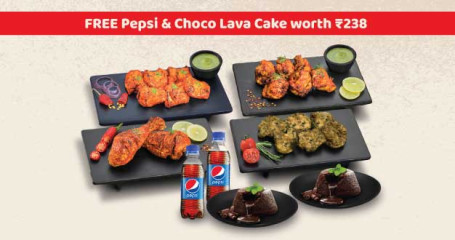 Elke 4 Dozen Kip [2 Gooey Choco Lava Cakes 2 Pepsis Gratis]