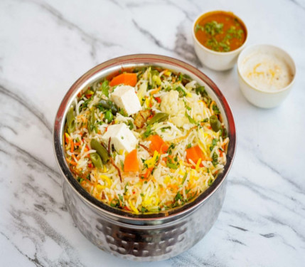 Veg Paneer Dum Biryani