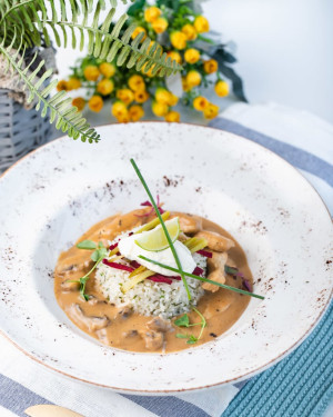 Chicken And Mushroom Stroganoff