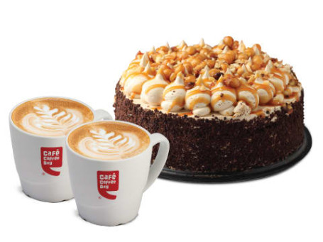 Boter Scotch Crunch Cake Qty1 N Cappuccino Qty2