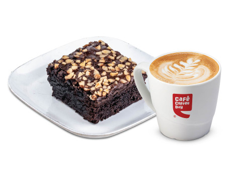 Hazelnoot Brownie N Cappuccino Combo