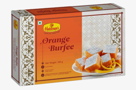 Orange Burfee 500 Gm