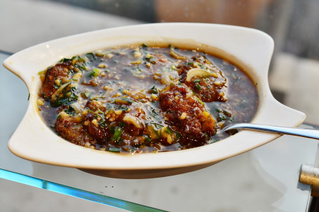 Vegetable Coin Manchurian Sauce