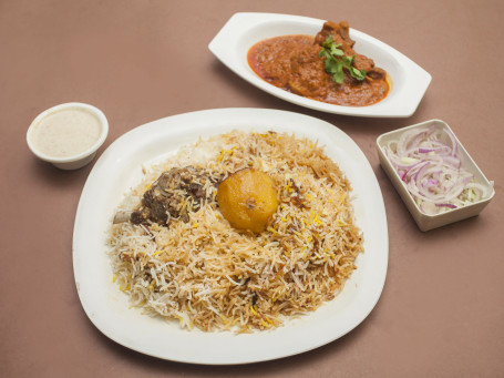 Mutton Biryani With Kasa Combo