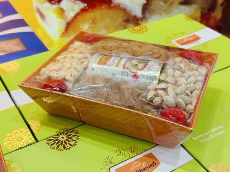 Dry Fruit Gift Hamper With Rosogolla