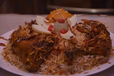 Double Chicken Biryani (With Egg)