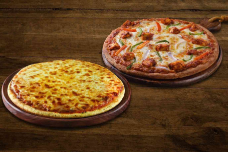 Dubbele Paneer Supreme-Medium Margherita Pizza-Medium (Gratis)