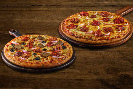 Maximus Kip Pizza-Medium Kip Tikka En Kheema Pizza-Medium (Gratis)