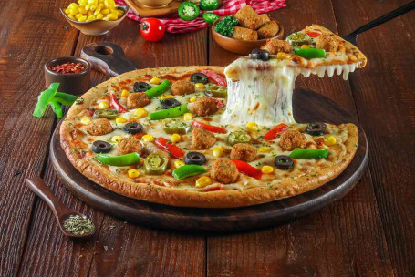 Vegetarisch Falafel Supreme Pizza Cheese Burst Pizza [Medium]