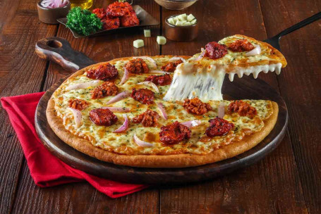 Kip Tikka, Keema Kaas Burst Pizza (Medium)