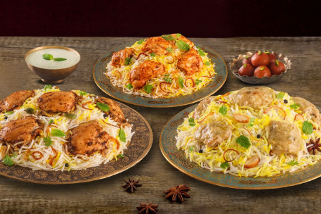 Royal Non-Veg Biryani Combo Serveert -3-4)