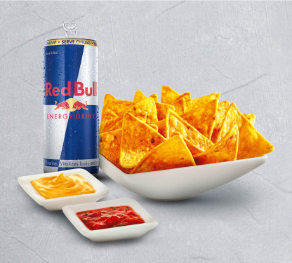 Redbull Nachos Combo (1 Redbull, 1 Nachos With Salsa)