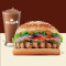 1 Jr Chicken Whopper 1 Chocolade Dikke Shake