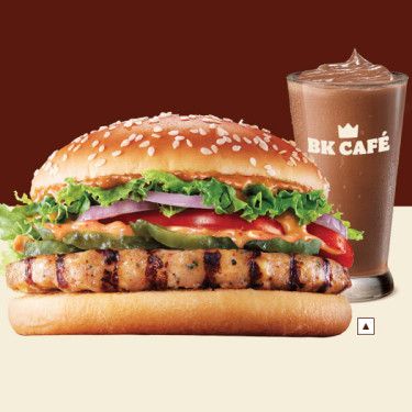 1 Chicken Whopper 1 Chocolade Dikke Shake