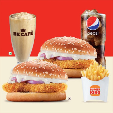 2 Crispy Chicken 1 King Fries 1 Cold Coffee 1 Medium Pepsi