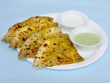 Cheese Onion Butter Paratha 1 Pc