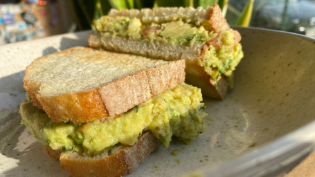 Smashed Chickpeas Avocado Sandwich